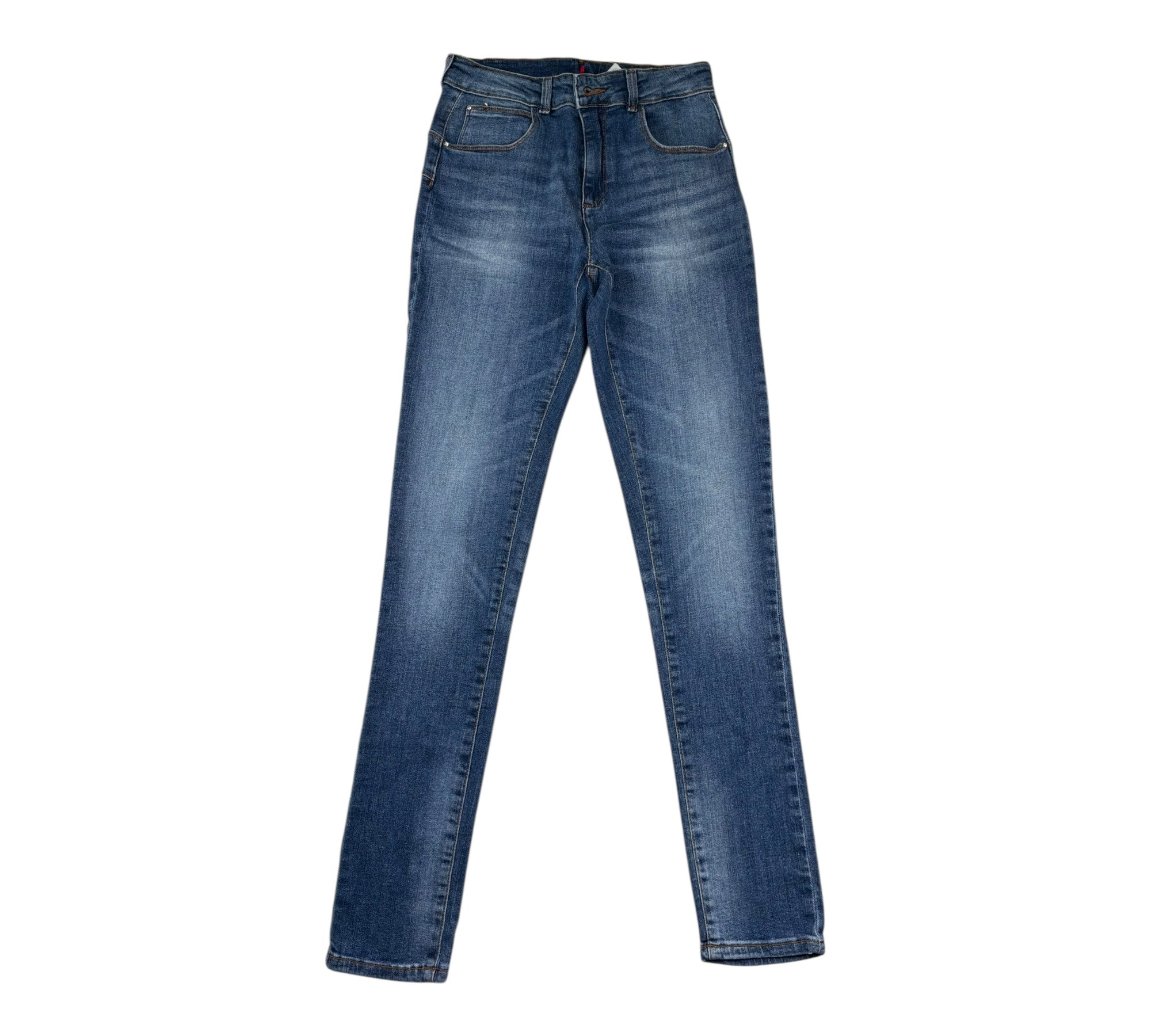 Liu Jo Jeans tinta unita con Girovita Regolabile Blu per Bambina GA3007 BLU LIU JO 
