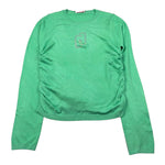 Liu Jo Maglia Girocollo tinta unita con Logo Verde per Bambina GA4200 VERDE LIU JO 