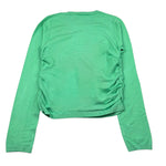 Liu Jo Maglia Girocollo tinta unita con Logo Verde per Bambina GA4200 VERDE LIU JO 