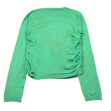 Liu Jo Maglia Girocollo tinta unita con Logo Verde per Bambina GA4200 VERDE LIU JO 