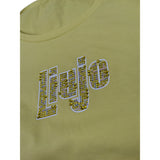 Liu Jo T-Shirt tinta unita con Brillantini Giallo per Bambina GA5019 GIALLO LIU JO 