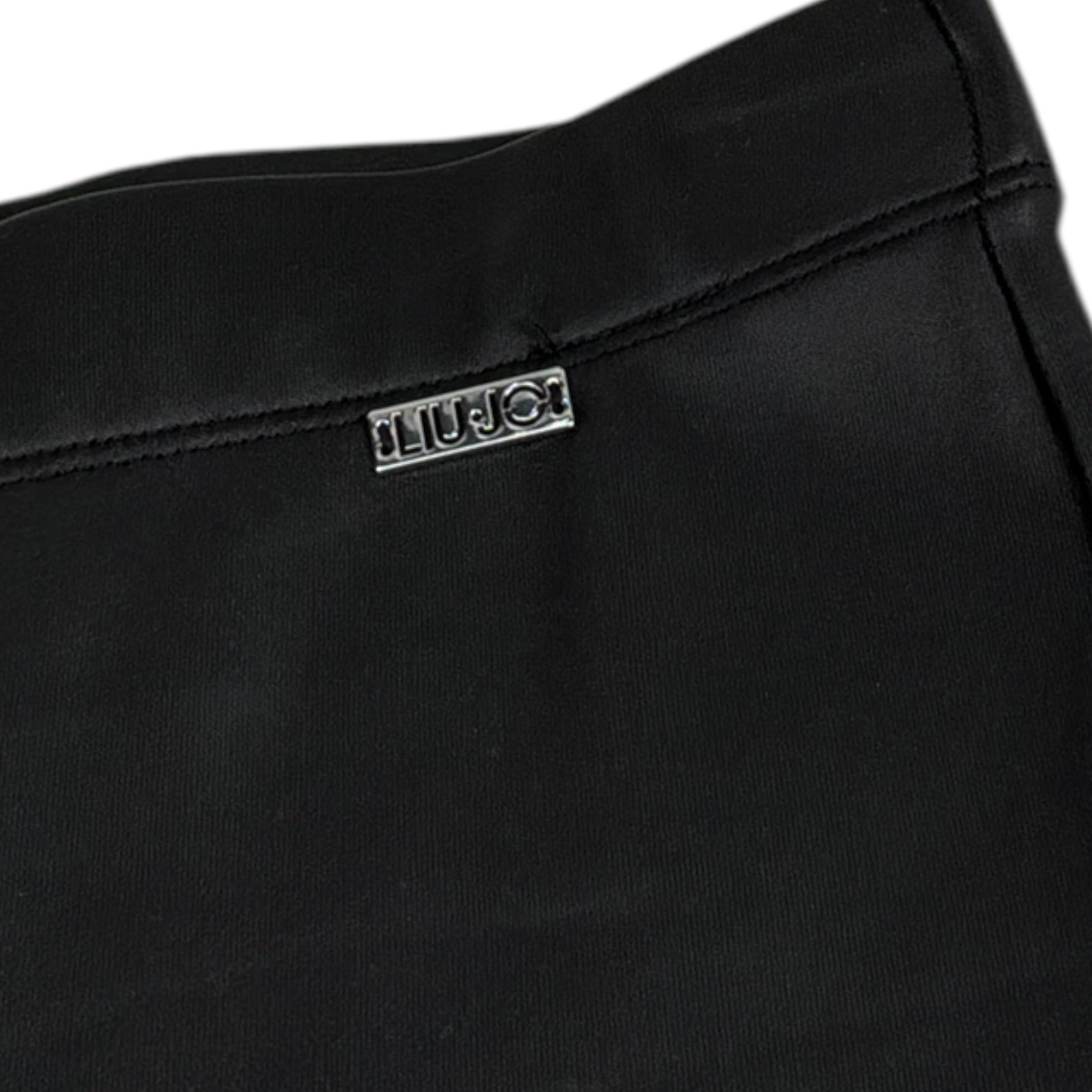 Liu Jo Leggins tinta unita Modello A Zampa Nero per Bambina GF4073 NERO LIU JO 