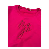 Liu Jo Felpa Xhiusa Girocollo tinta unita Fuxia per Bambina GF4092 FUXIA LIU JO 