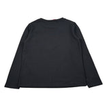 Liu Jo Shirt Girocollo tinta unita con Logo Nero per Bambina GF4094 NERO LIU JO 