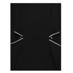 Liu Jo Abito Manica Lunga tinta unita con Scollo Laterale Nero per Bambina GF5004 NERO LIU JO 