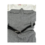 Liu Jo Tuta Intera Mezza Manica Bicolore Bianco/Nero per Bambina GF5007 BIANCO/NERO LIU JO 