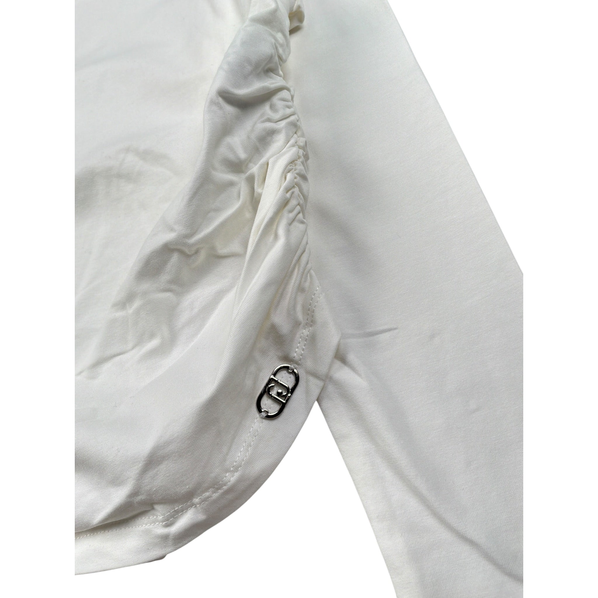 Liu Jo Shirt Girocollo tinta unita Bianco per Bambina GF5009 BIANCO LIU JO 