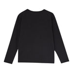 Liu Jo Shirt Girocollo tinta unita con Brillantini Nero per Bambina GF5011XXX NERO LIU JO 
