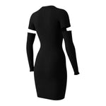 Liu Jo Abito Mezza Manica tinta unita con Manicotti Nero per Bambina GF5028XX NERO LIU JO 