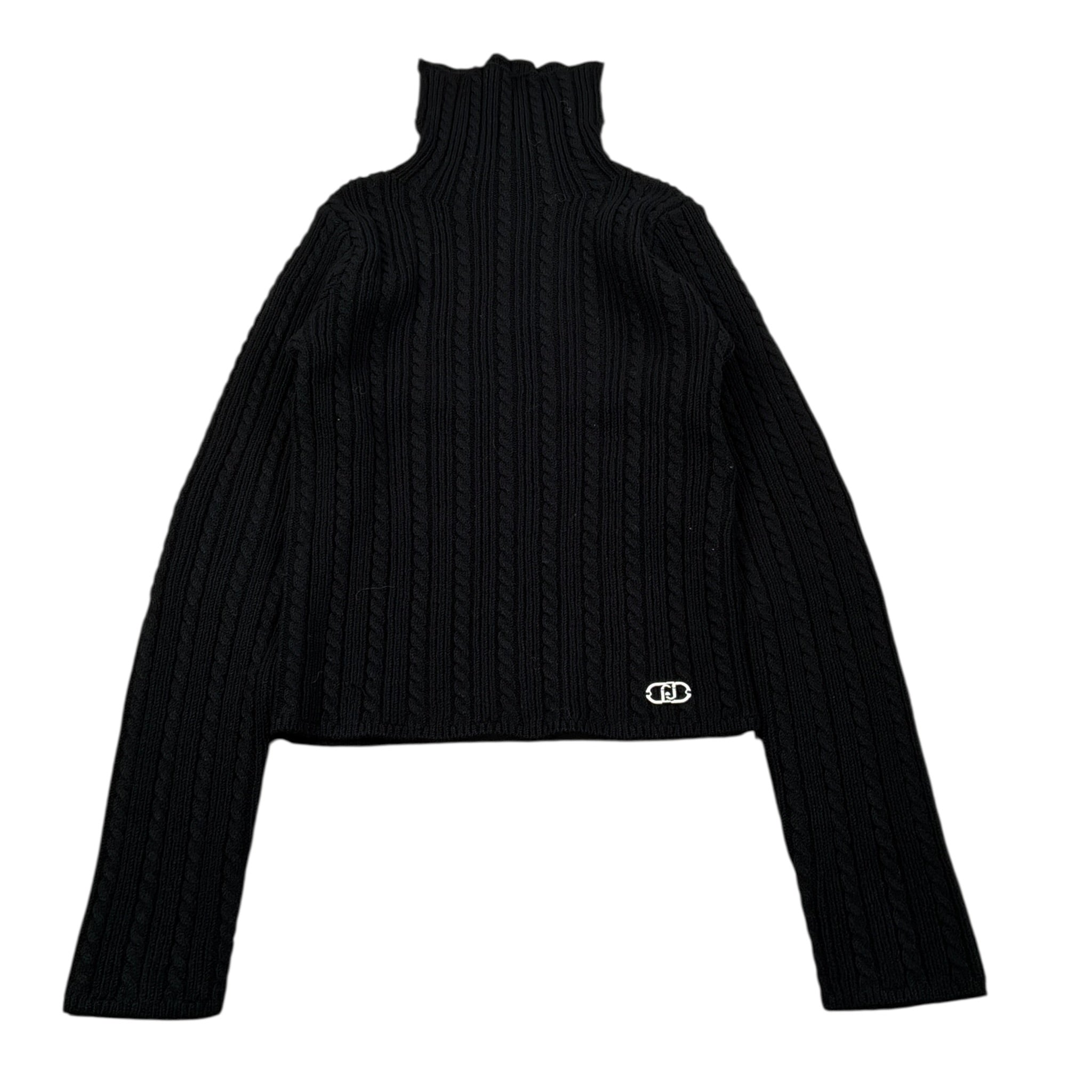 Liu Jo Maglia Collo Alto tinta unita Nero per Bambina GF5031 NERO LIU JO 