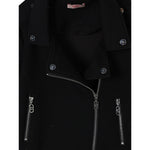 Liu Jo Giubbino tinta unita con Zip Nero per Bambina GF5036 NERO LIU JO 