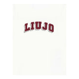 Liu Jo Shirt Girocollo tinta unita con Logo Bianco per Bambina GF5043XX BIANCO LIU JO 