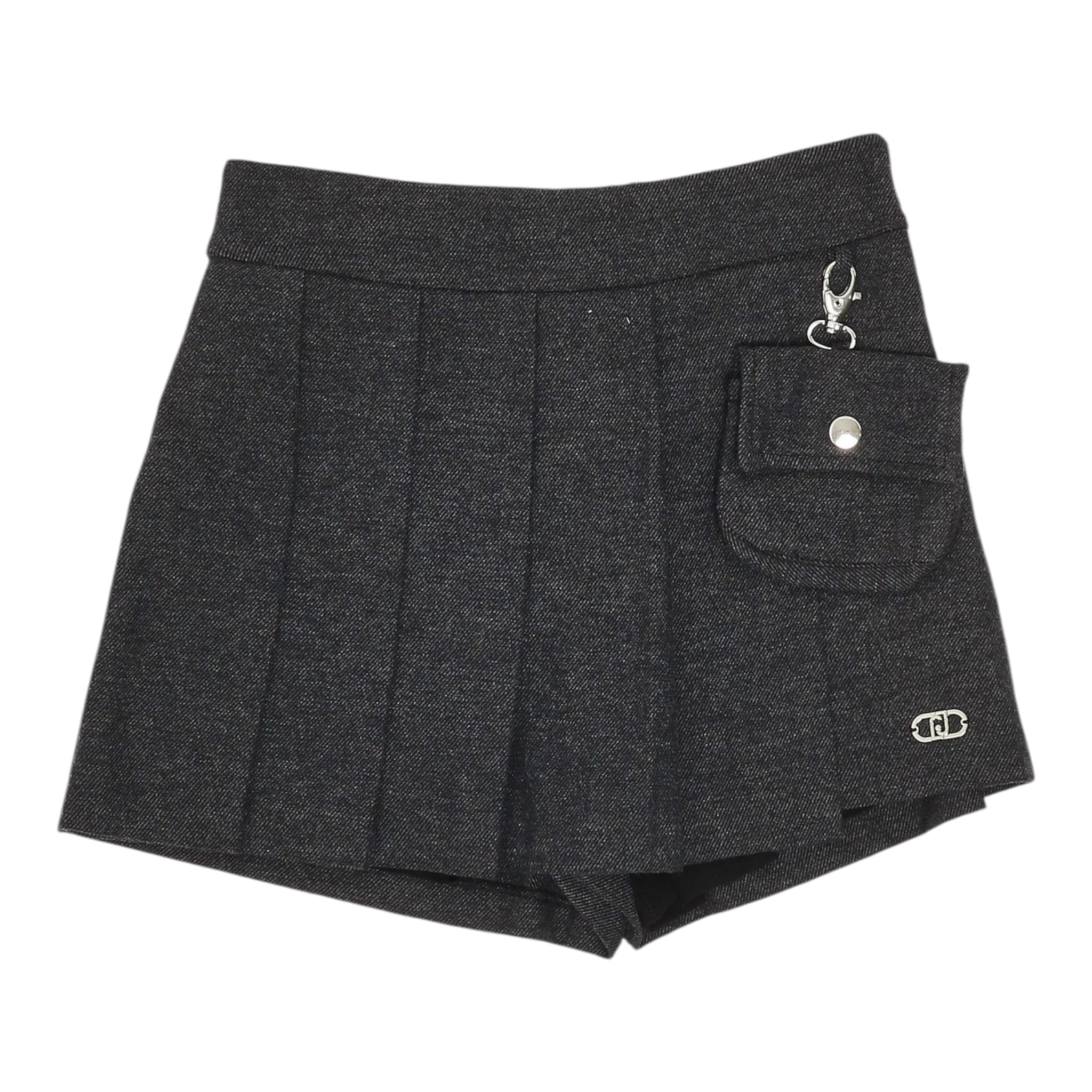 Liu Jo Short tinta unita con Elastico In Vita Grigio per Bambina GF5048 GRIGIO LIU JO 