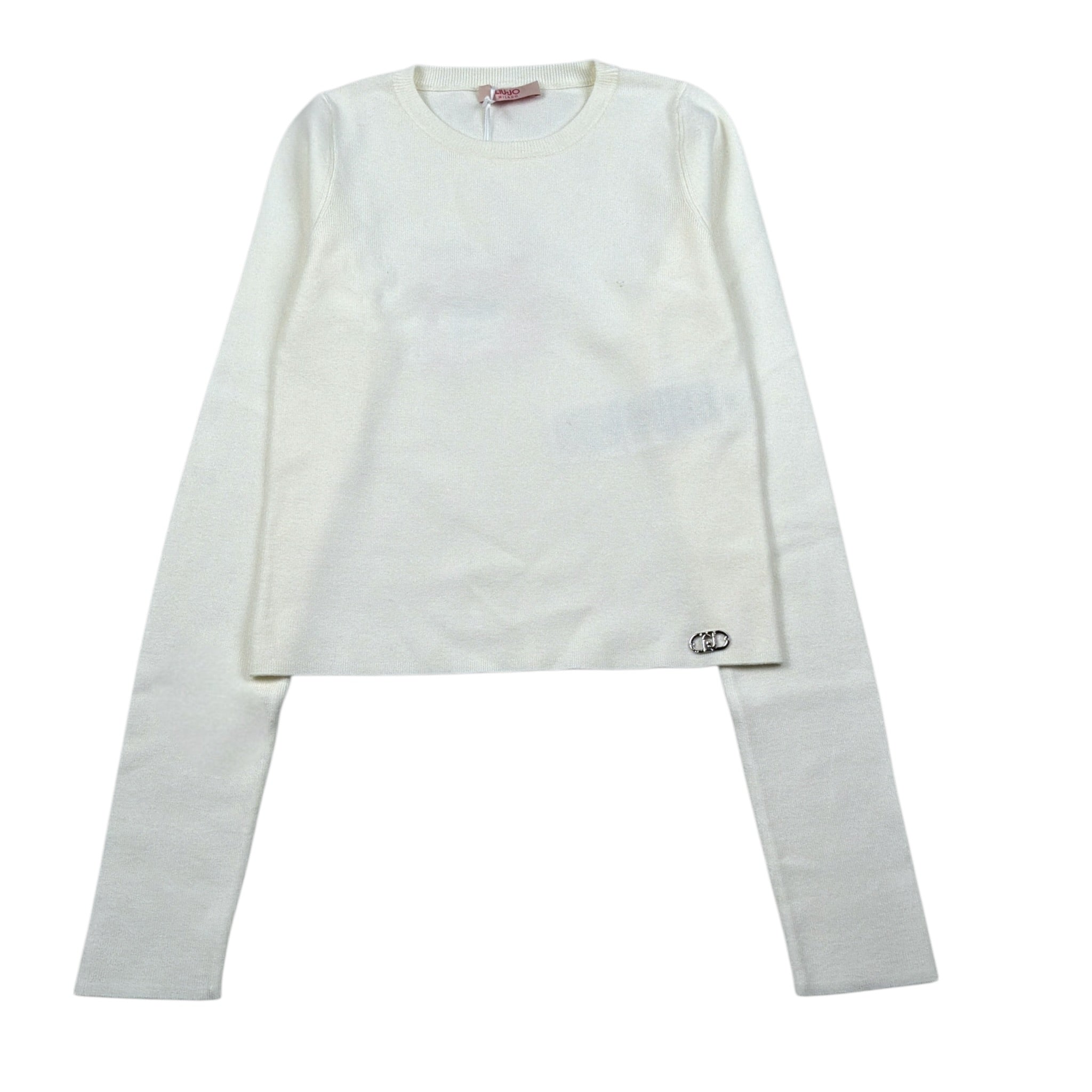 Liu Jo Maglia Girocollo tinta unita Panna per Bambina GF5062 PANNA LIU JO 