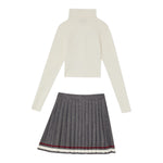 Liu Jo Completo 2Pz Maglia-Gonna Panna per Bambina GF5063 PANNA LIU JO 