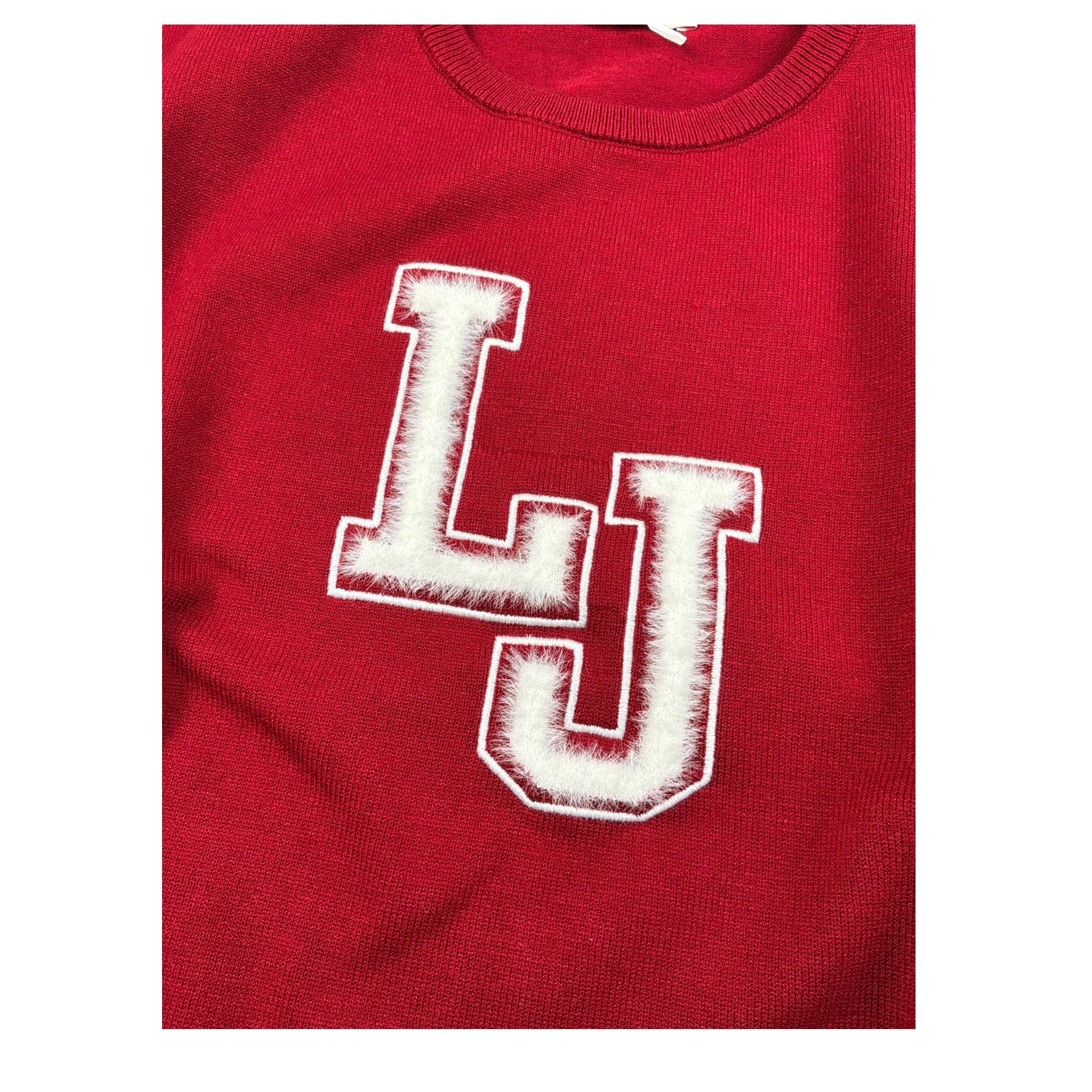 Liu Jo Maglia Girocollo tinta unita Rosso per Bambina GF5065 ROSSO LIU JO 