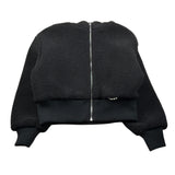 Liu Jo giubbino tinta unita Teddy con Cappuccio Nero per Bambina GF5066 NERO LIU JO 
