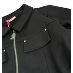 Liu Jo Abito Felpa tinta unita con Zip Nero per Bambina GF5073 NERO LIU JO 