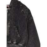 Liu Jo Felpa tinta unita con Zip E Cappuccio Grigio per Bambina GF5075 GRIGIO LIU JO 
