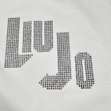 Liu Jo Shirt Girocollo tinta unita con Brillantini Bianco per Bambina GF5080X BIANCO LIU JO 
