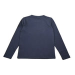 Liu Jo Shirt Girocollo tinta unita con Brillantini Blu per Bambina GF5080X BLU LIU JO 