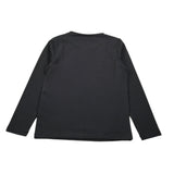 Liu Jo Shirt Girocollo tinta unita con Brillantini Nero per Bambina GF5080X NERO LIU JO 