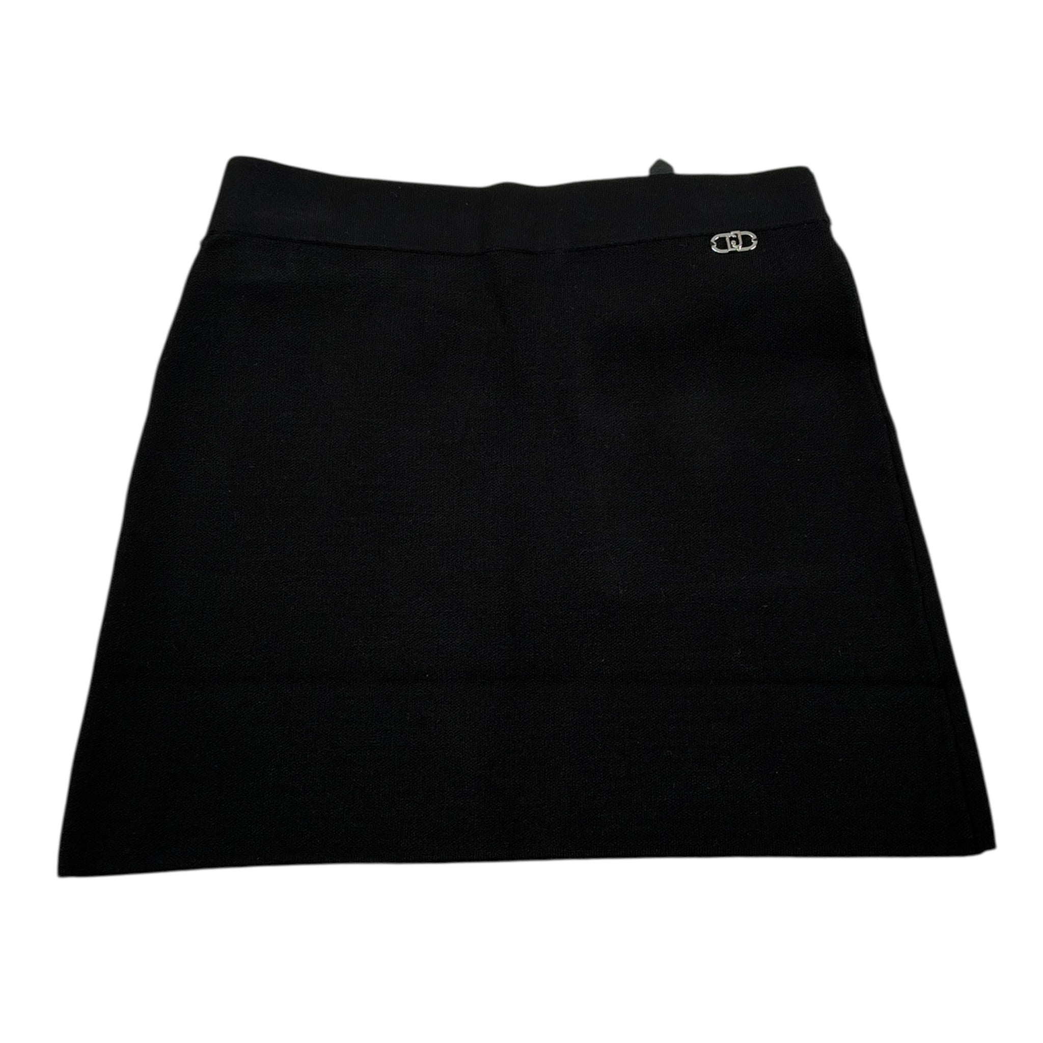 Liu Jo Gonna tinta unita con Elastico In Vita Nero per Bambina GF5084 NERO LIU JO 