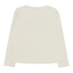 Liu Jo Shirt Girocollo tinta unita con Brillantini Bianco per Bambina GF5108XXX BIANCO LIU JO 