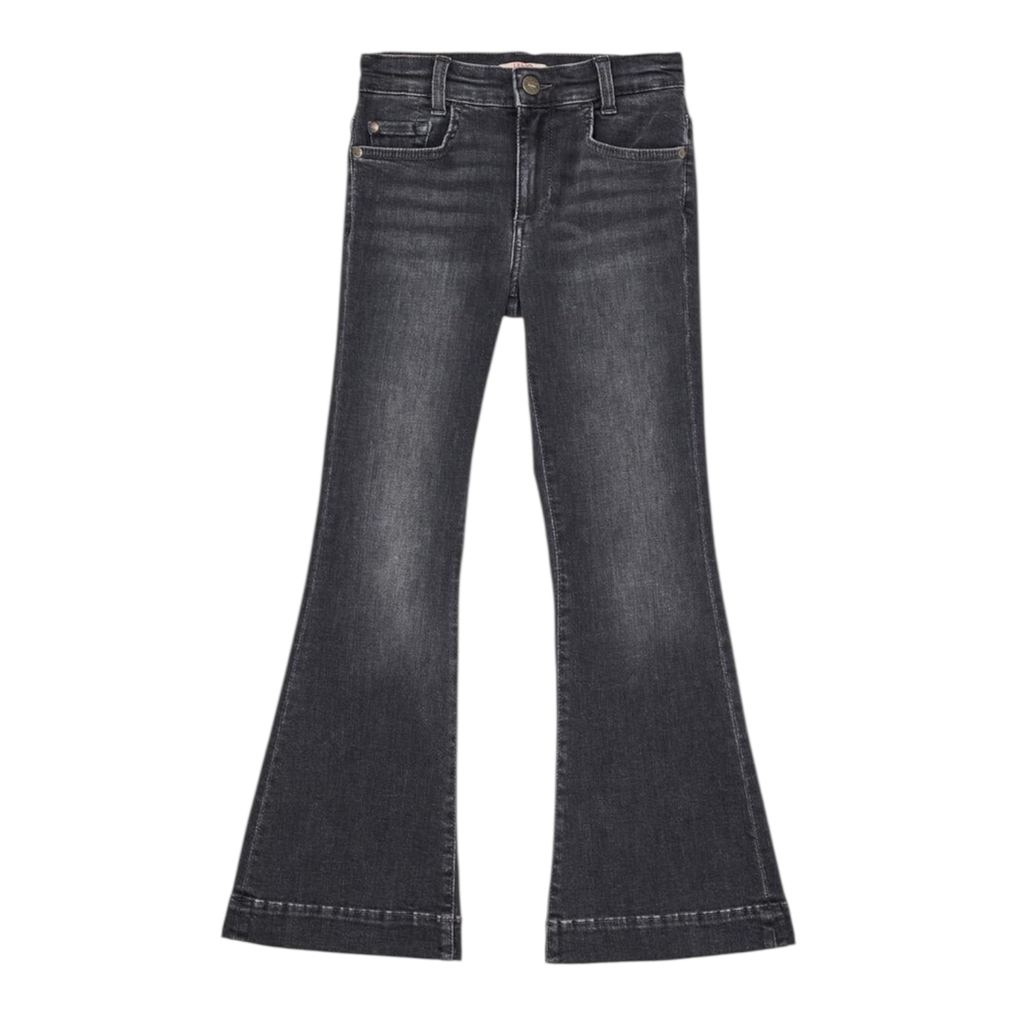 Liu Jo Jeans tinta unita Modello A Zampa Grigio per Bambina GF5120 GRIGIO LIU JO 