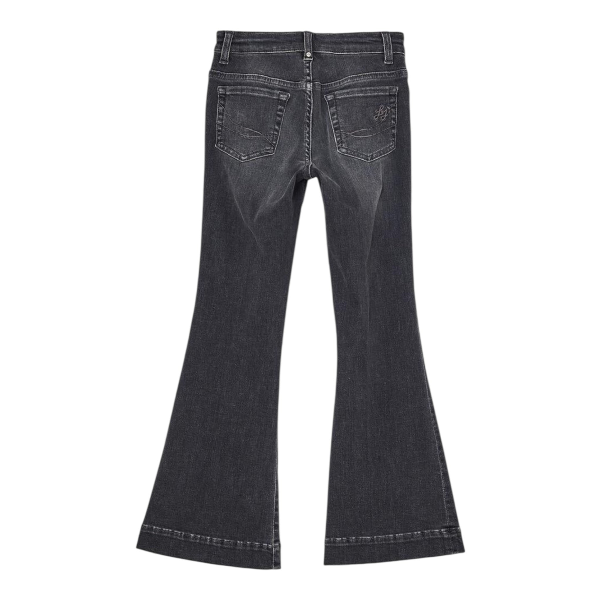 Liu Jo Jeans tinta unita Modello A Zampa Grigio per Bambina GF5120 GRIGIO LIU JO 