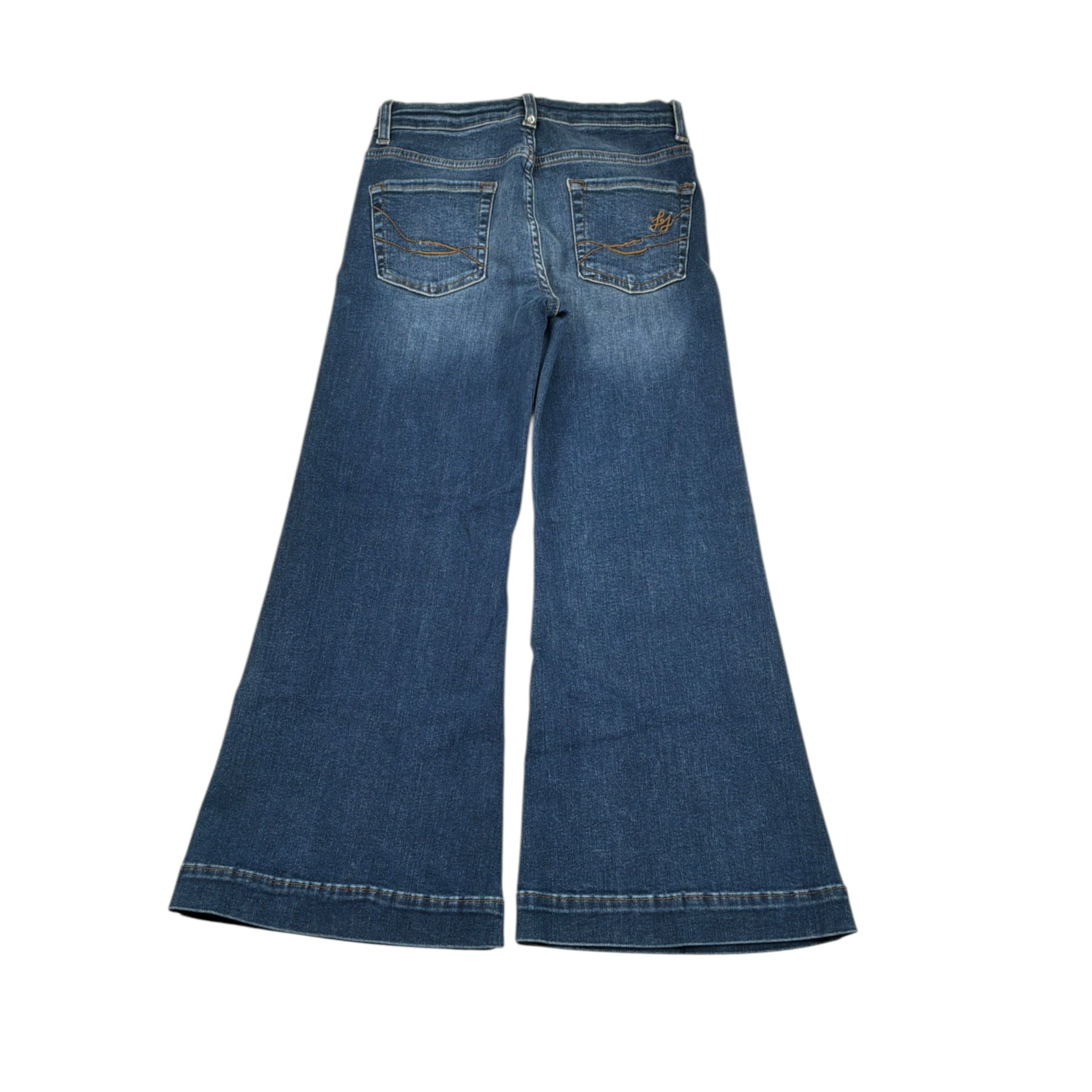 Liu Jo Jeans tinta unita Modello A Zampa Blu per Bambina GF5121 BLU LIU JO 