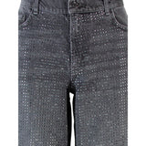 Liu Jo Jeans tinta unita con Brillantini Grigio per Bambina GF5126X GRIGIO LIU JO 