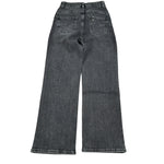 Liu Jo Jeans tinta unita con Brillantini Grigio per Bambina GF5126XX GRIGIO LIU JO 