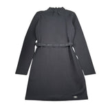Liu Jo Abito Manica Lunga tinta unita con Cinturino Nero per Bambina GF5134X NERO LIU JO 