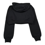 Liu Jo Felpa con Zip E Cappuccio tinta unita Nero per Bambina GF5148 NERO LIU JO 