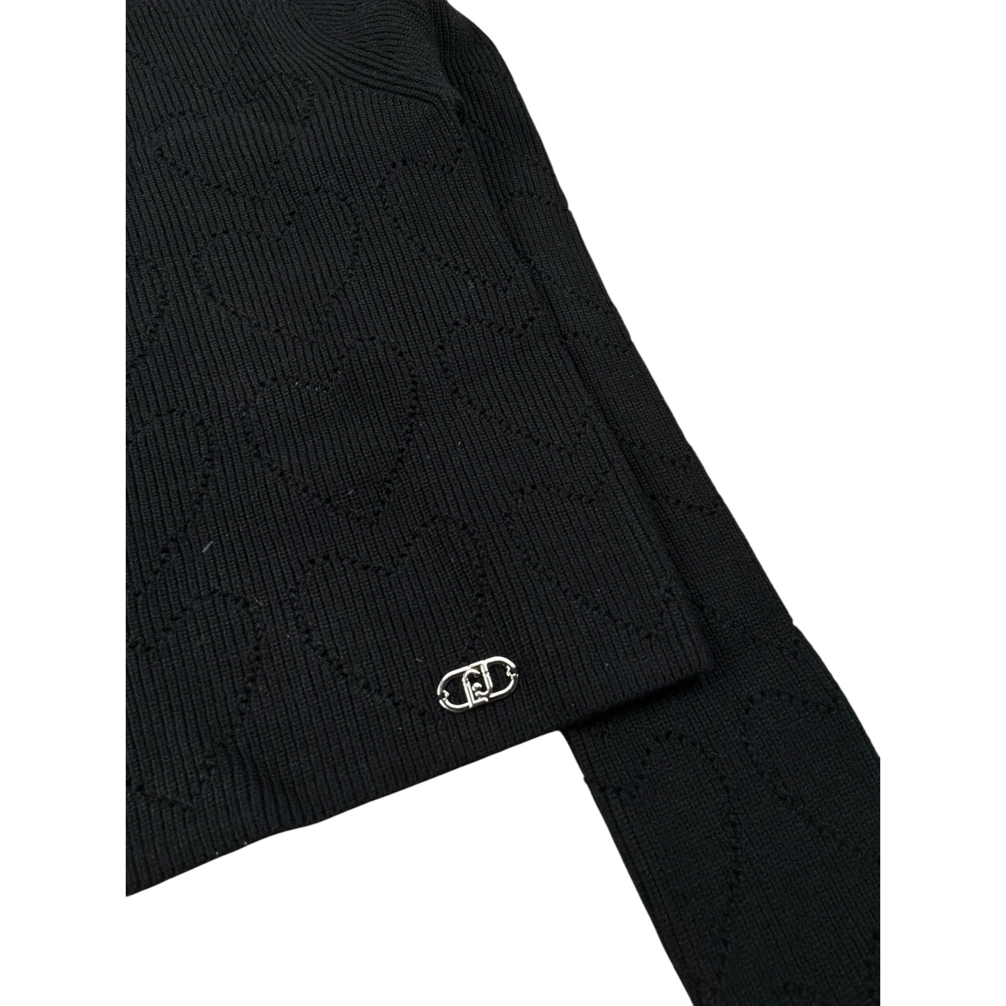 Liu Jo Maglia Mezzo Collo tinta unita Nero per Bambina GF5165X NERO LIU JO 
