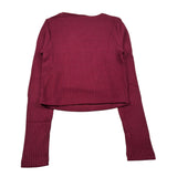 Liu Jo Maglia Girocollo tinta unita Bordeaux per Bambina GF5177X BORDEAUX LIU JO 