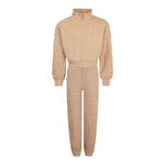 Liu Jo Completo 2 Pezzi Feloa-Pantalone tinta unita Cammello per Bambina GF5195 CAMMELLO LIU JO 