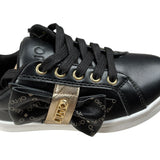 Liu Jo Sneakers tinta unita con Lacci Nero per Bambina GINNY02 NERO LIU JO 