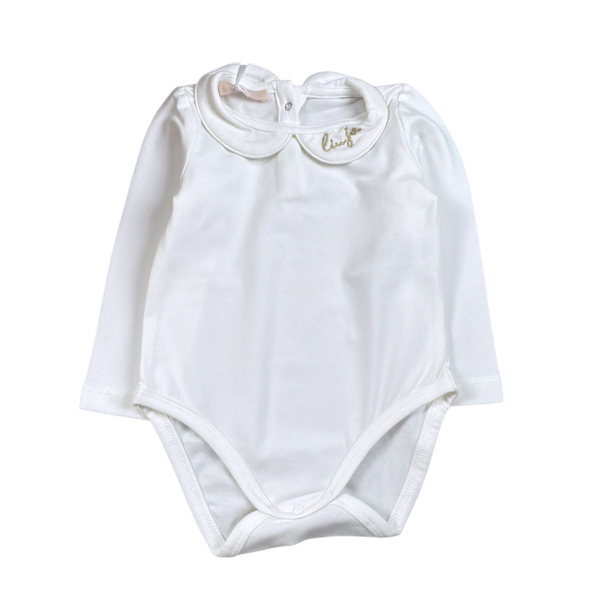 Liu Jo Body tinta unita con Colletto Bianco per Neonata HF3053 BIANCO LIU JO 