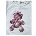 Liu Jo Shirt Girocollo tinta unita con Stampa Panna per Neonata HF3080 PANNA LIU JO 