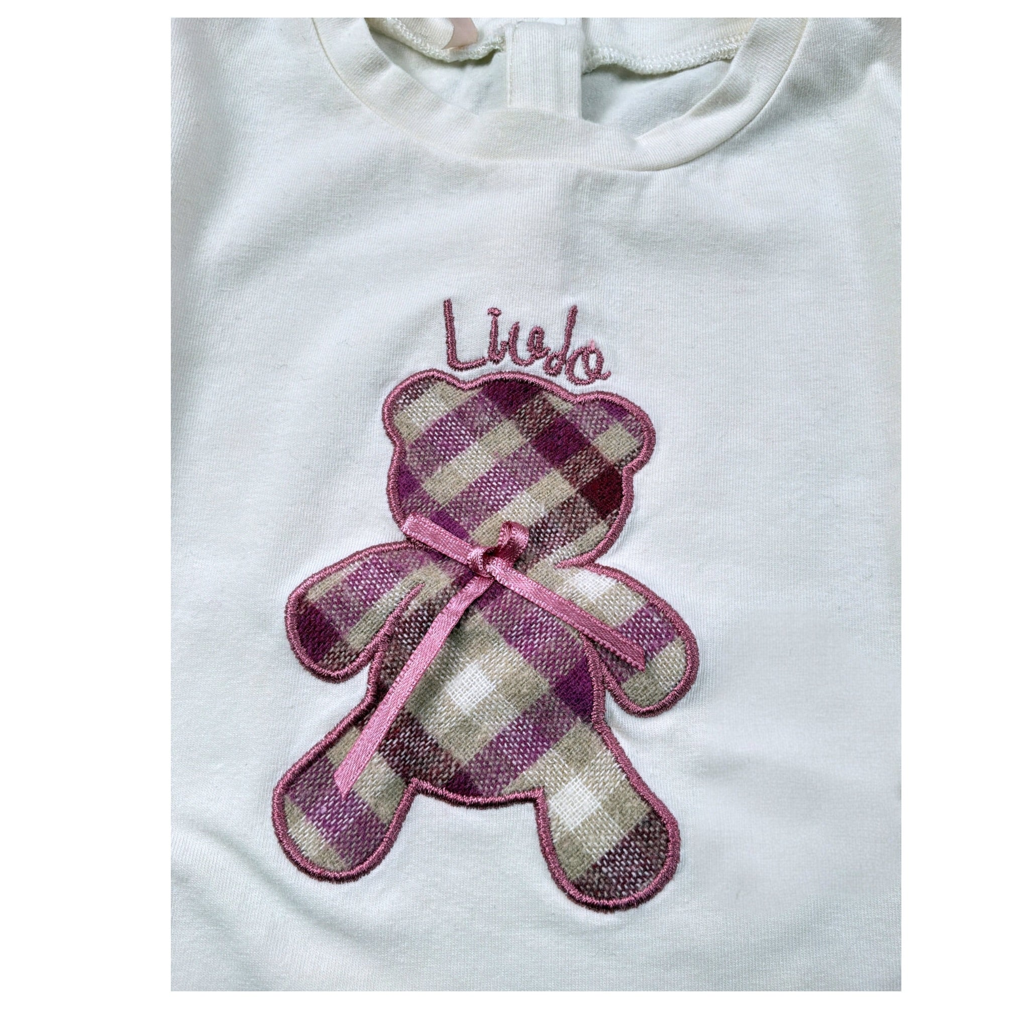 Liu Jo Shirt Girocollo tinta unita con Stampa Panna per Neonata HF3080 PANNA LIU JO 