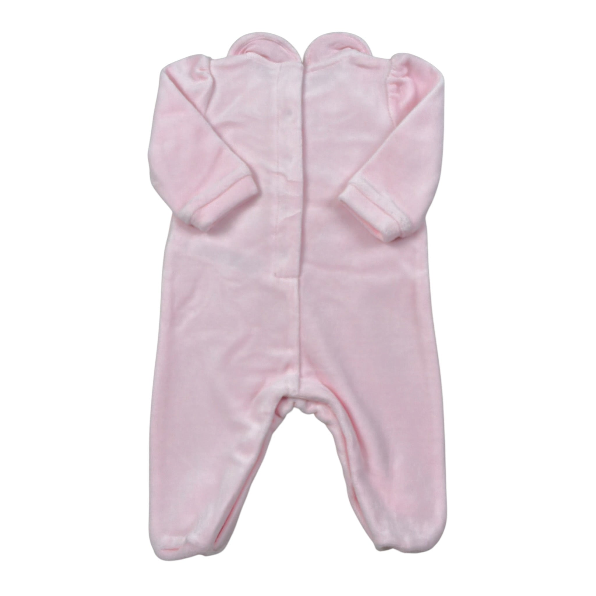 Liu Jo Set Tutina tinta unita In Velluto-Cappello Rosa per Neonata HF5001 ROSA LIU JO 