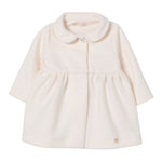 Liu Jo Cappotto tinta unita con Logo Panna per Neonata HF5015 PANNA LIU JO 