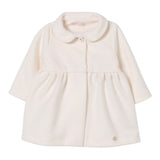 Liu Jo Cappotto tinta unita con Logo Panna per Neonata HF5015 PANNA LIU JO 