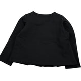 Liu Jo Felpa tinta unita con Zip Nero per Neonata HF5020 NERO LIU JO 