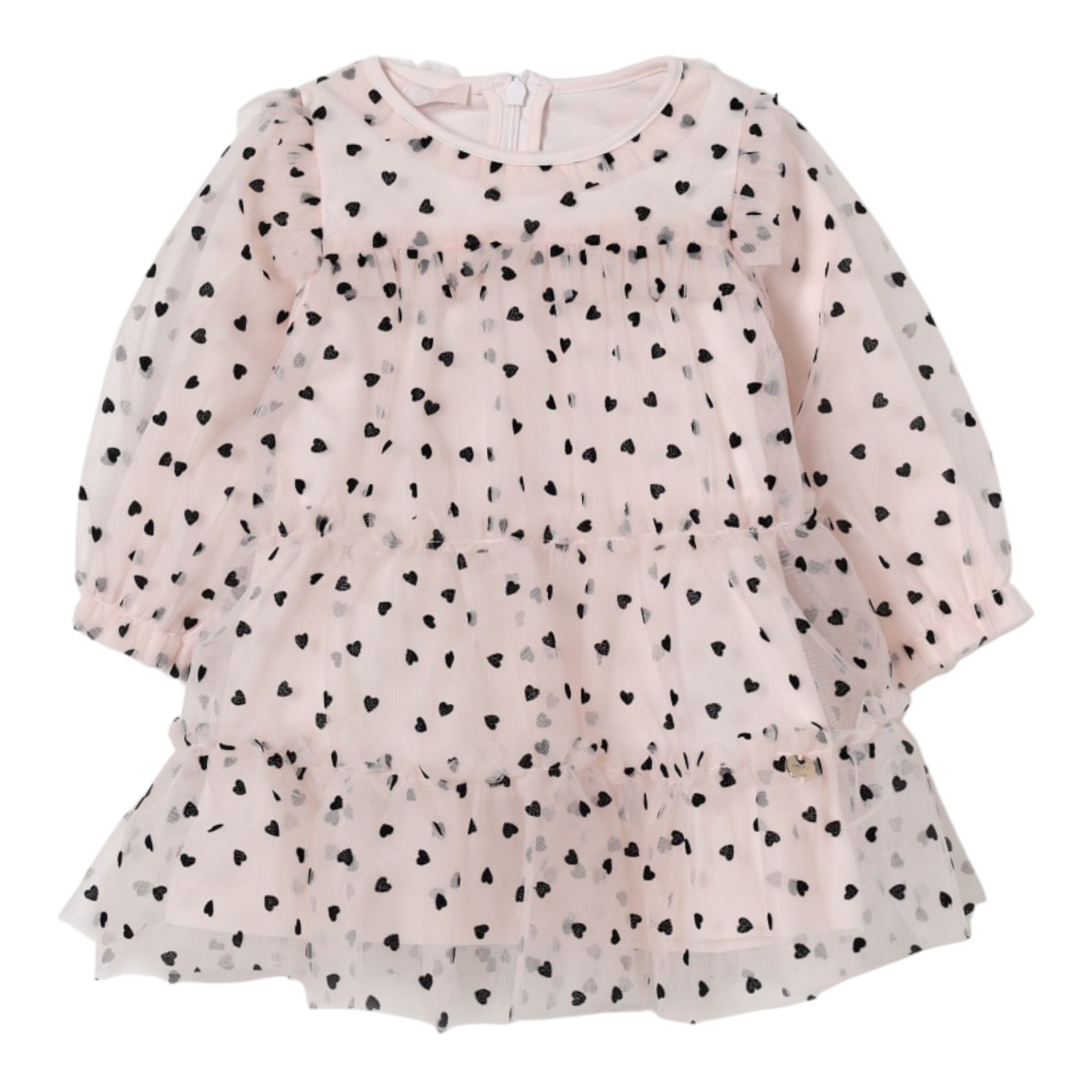 Liu Jo Abito tinta unita con Pois Rosa per Neonata HF5028X ROSA LIU JO 