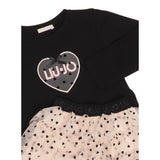 Liu Jo Completo 2 Pezzi Shirt-Gonna Nero per Neonata HF5029 NERO LIU JO 