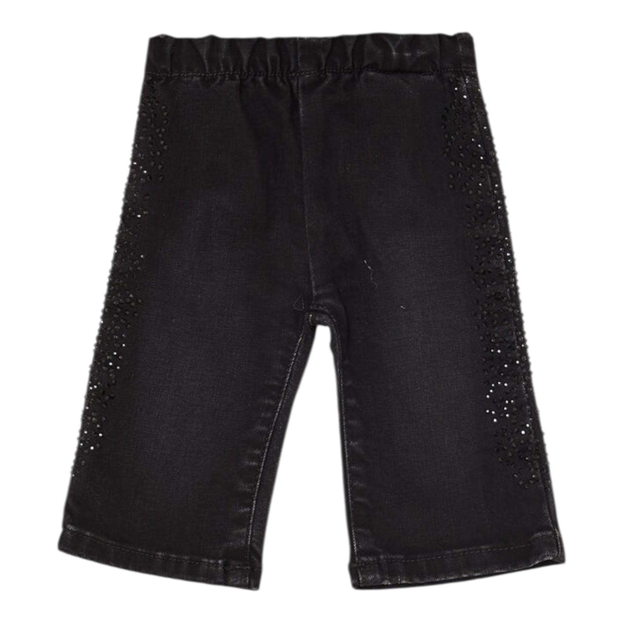 Liu Jo Jeans tinta unita con Brillantini Nero per Neonata HF5032 NERO LIU JO 