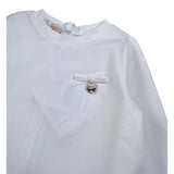 Liu Jo Abito Manica Lunga tinta unita Bianco per Neonata HF5033X BIANCO LIU JO 